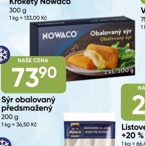 Sýr obalovaný předsmažený