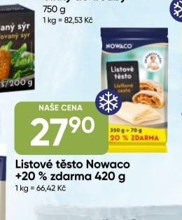Listové těsto Nowaco