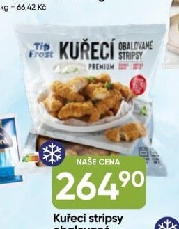 Kuřecí stripsy obalované
