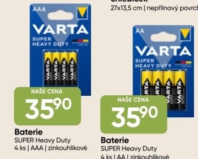 Baterie Super Varta