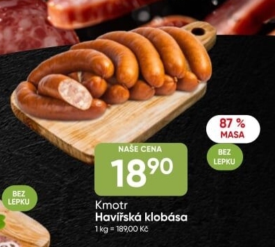 Havířská klobása Kmotr