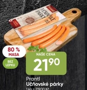 Párky učňovské Prantl