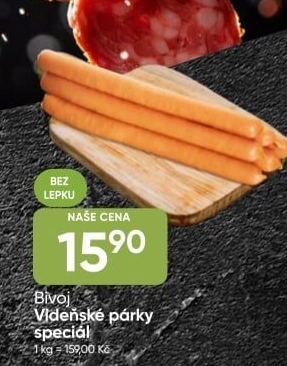 Párky vídeňské speciál Bivoj
