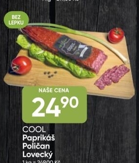 Salám Paprikáš Cool Poctivá Moravská