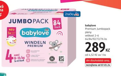 babylove Premium Jumbopack pleny