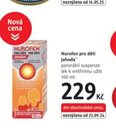 Nurofen pro děti jahoda