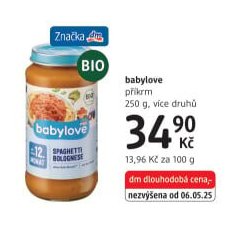 babylove příkrm