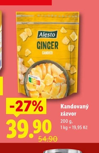 Kandovaný zázvor