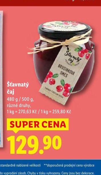 Šťavnatý čaj