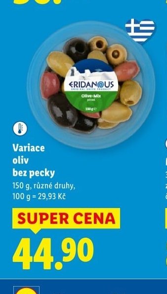 Variace oliv bez pecky