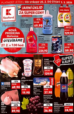 akční leták Kaufland 25.2.2026-3.3.2026