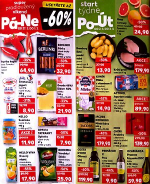 akční leták Kaufland 25.2.2026-3.3.2026