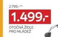Otočná židle pro mládež