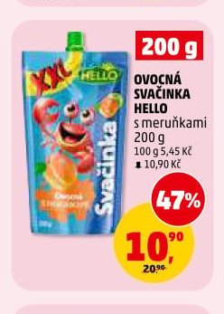 OVOCNÁ SVAČINKA HELLO