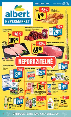 akční leták Albert 25.2.2026-3.3.2026