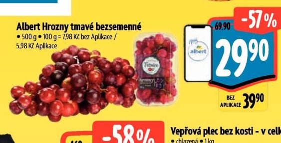 Albert Hrozny tmavé bezsemenné