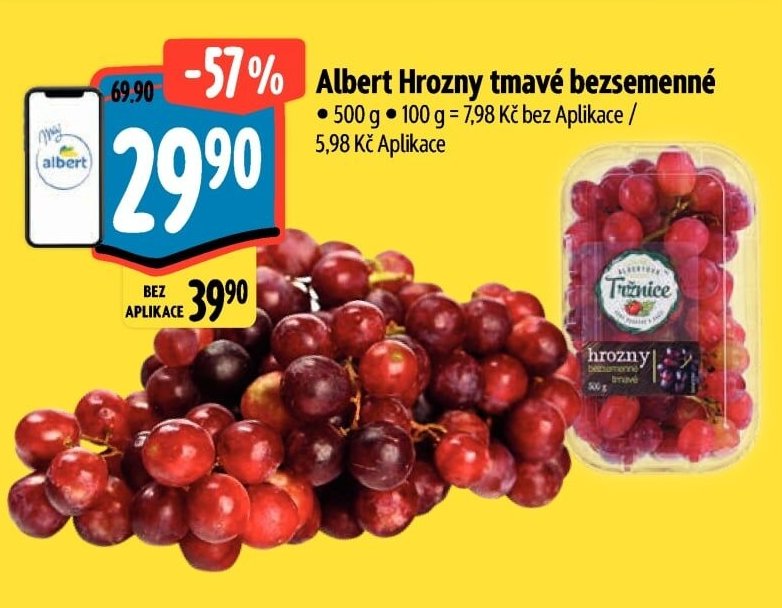 Albert Hrozny tmavé bezsemenné - Albert akcniletaky.com