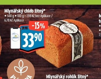 Mlynářský chléb žitný*