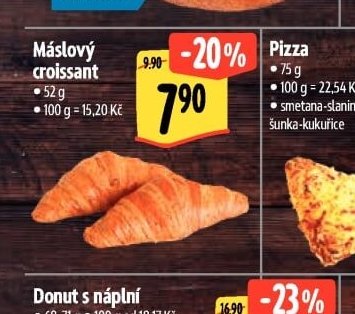 Máslový croissant