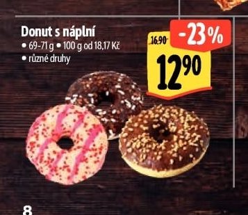 Donut s náplní