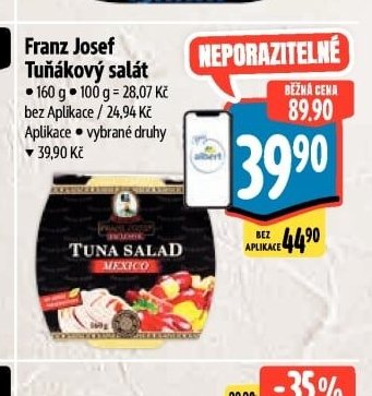 Franz Josef Tuňákový salát