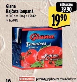 Giana Rajčata loupaná