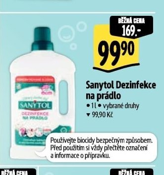 Sanytol Dezinfekce na prádlo