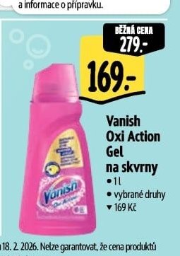 Vanish Oxi Action Gel na skvrny