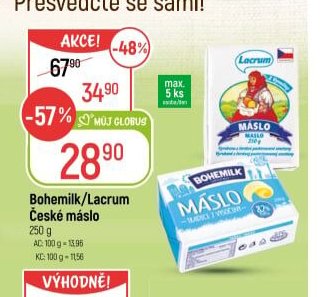 Bohemilk/Lacrum České máslo