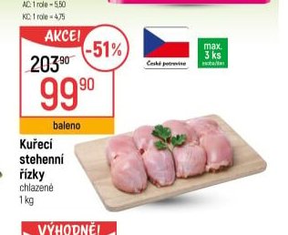 Kuřecí stehenní řízky