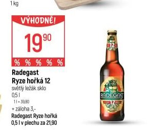 Radegast Ryze hořká 12