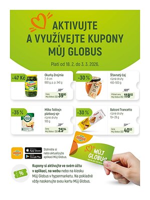 akční leták Globus 25.2.2026-3.3.2026
