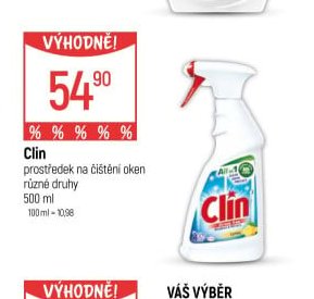 Clin prostředek na čištění oken