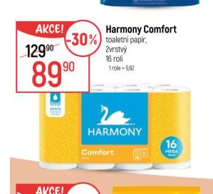 Harmony Comfort toaletní papír