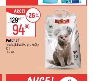 PetChef hrudkující stelivo pro kočky