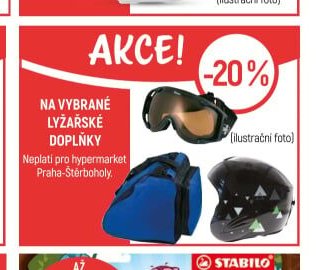 Na vybrané lyžařské doplňky