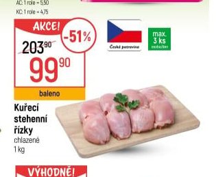 Kuřecí stehenní řízky
