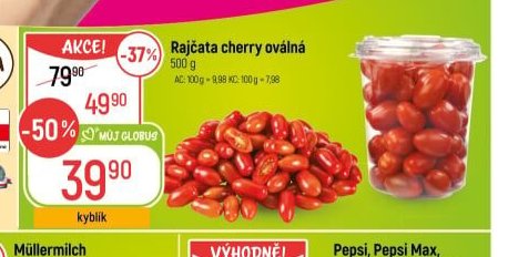 Rajčata cherry oválná