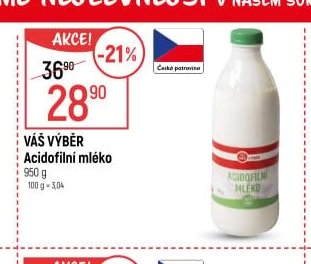 Váš Výběr Acidofilní mléko