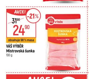 Váš Výběr Mistrovská šunka