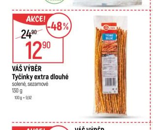 VÁŠ VÝBĚR Tyčinky extra dlouhé