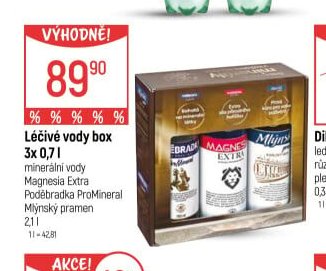 Léčivé vody box