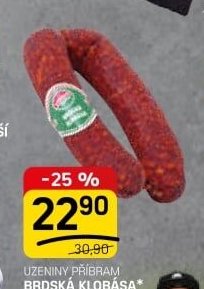 UZENINY PŘÍBRAM BRDSKÁ KLOBÁSA