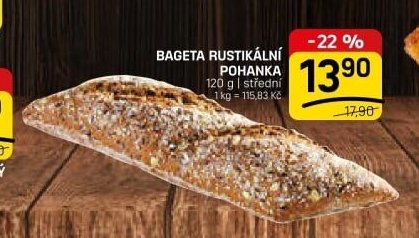 BAGETA RUSTIKÁLNÍ POHANKA