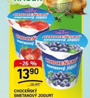 Choceňský smetanový jogurt