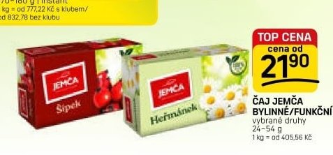 ČAJ JEMČA BYLINNÉ/FUNKČNÍ