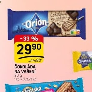 ČOKOLÁDA NA VAŘENÍ