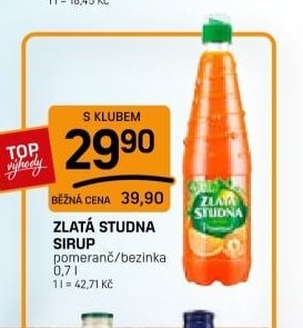 ZLATÁ STUDNA SIRUP