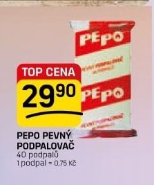 PEPO PEVNÝ PODPALOVAČ