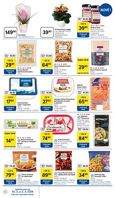 akční leták Tesco 25.2.2026-3.3.2026